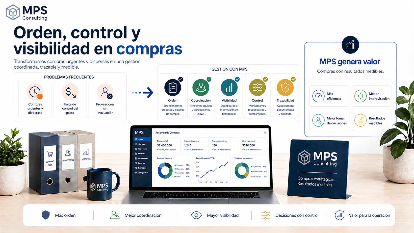 Orden, control y visibilidad en compras con MPS Consulting